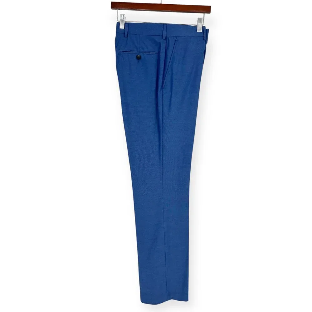 Perry Ellis Portfolio Dress Pants‎ Suit Separate 30W x 32L Blue Corpcore